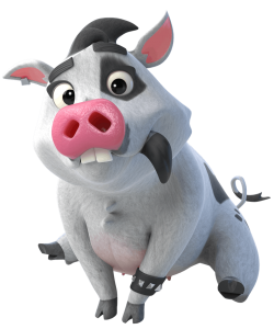 Dennis Gnasher character Pig