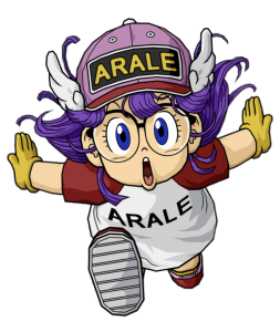 Dr. Slump Arale running