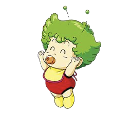 Dr. Slump Gatchan with Pacifier