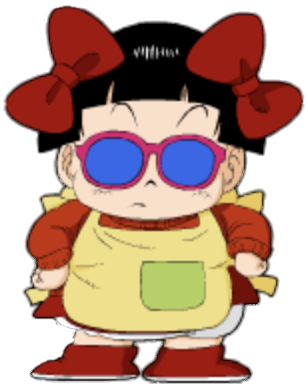 Check Out This Transparent Dr Slump Kinoko Sarada Png Image