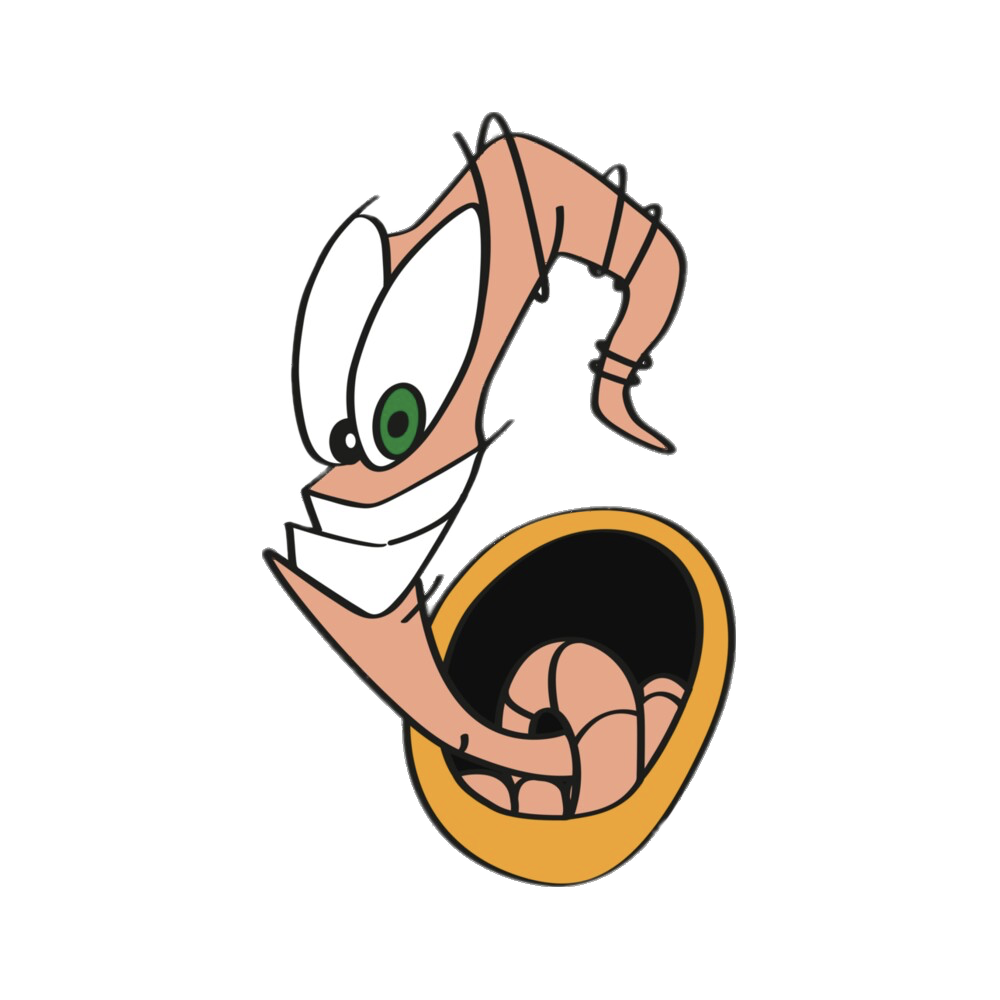 Check out this transparent Earthworm Jim Face PNG image
