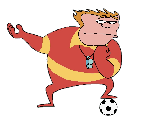 Check out this transparent Home Movies Coach McGuirk with ball PNG image