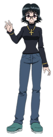 Hunter x Hunter Shizuku wearing crucifix