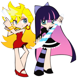 Panty and Stocking with weapons