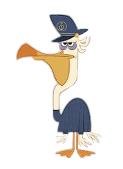 Sherlock Yack character Mr. Pelican