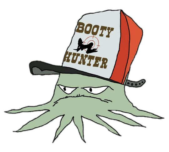 Check out this transparent Squidbillies character Early with hat