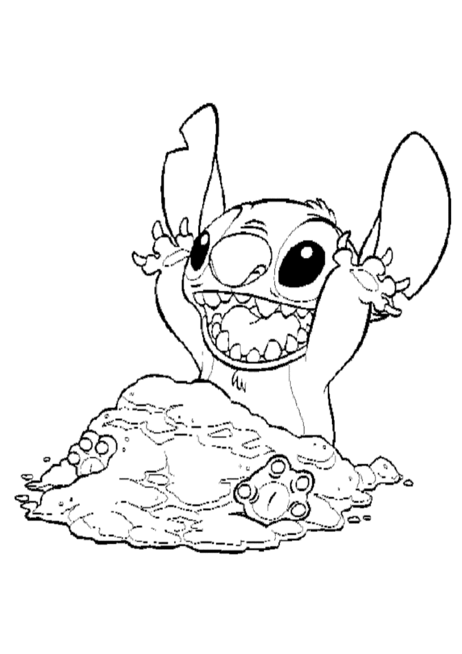 560 Collections Stitch Coloring Pages Cute Best