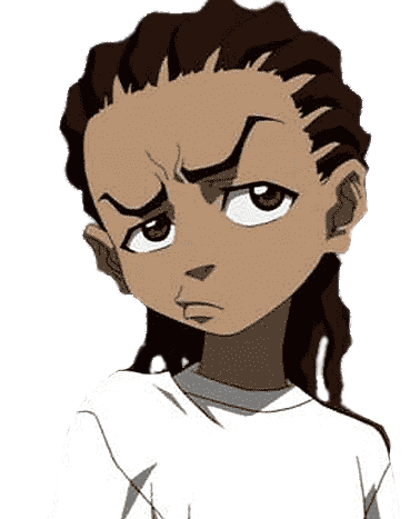 Check Out This Transparent The Boondocks Riley Freeman Thinking Png Image