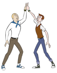 The Venture Bros Hank and Dean High Two