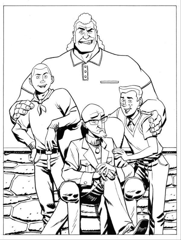 venture brothers coloring pages