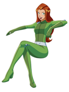 Totally Spies Sam sitting