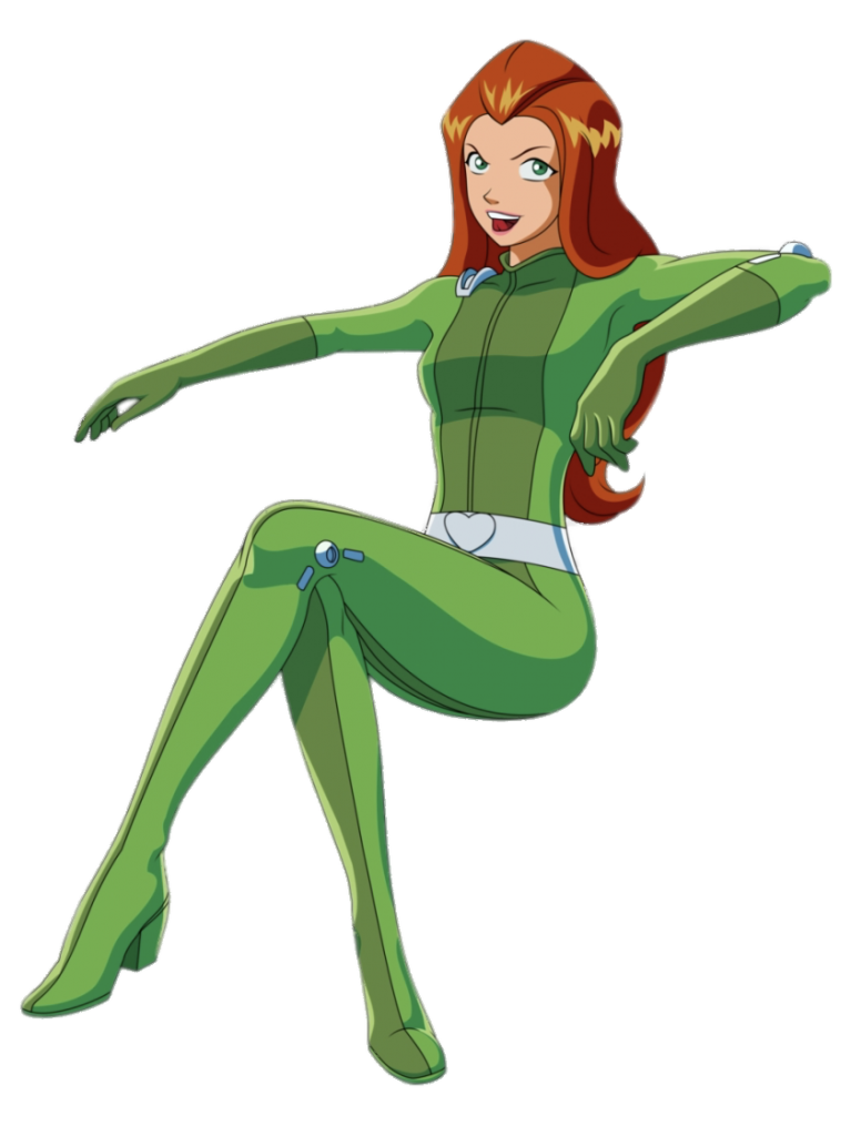 Totally Spies Sam sitting