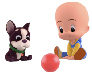 Cleo Cuquin Cuquin and Tomato looking at ball