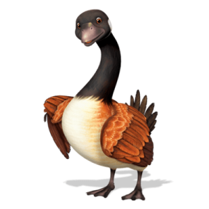 Franklin and Friends character Goose Smiling