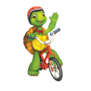 Franklin on his Bicycle