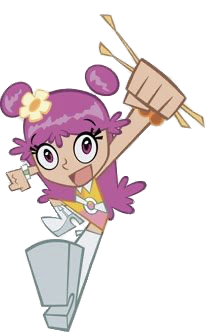Check out this transparent Hi Hi Puffy AmiYumi character Ami with  Drumsticks PNG image