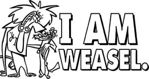 I Am Weasel with Logo