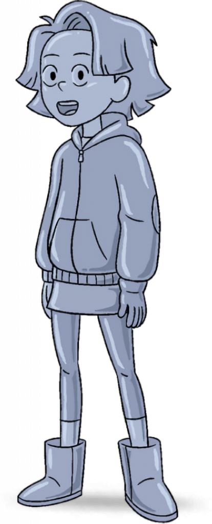 Infinity Train character Lake smiling