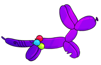 Check out this transparent Mighty Magiswords Balloon Animal Sword PNG image
