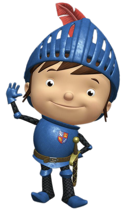 Check out this transparent Mike the Knight Waving PNG image