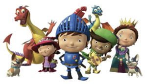 Mike the Knight with his friends