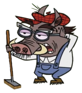 My Gym Partner character Boar the Janitor