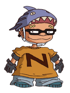 Check out this transparent Rocket Power character Sam Squid Dullard PNG