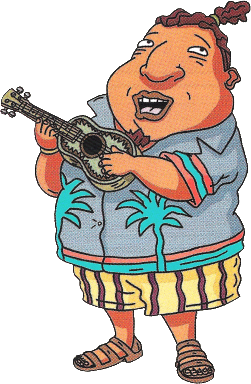 Rocket Power character Tito with Ukelele