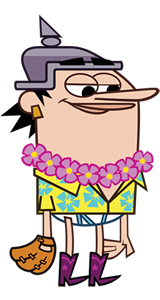 Sidekick character Trevor Troublemeyer Hawaiian Shirt