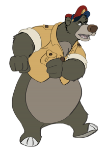 Check out this transparent TaleSpin Baloo angry PNG image