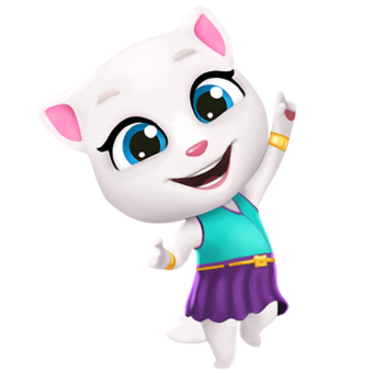 Check out this transparent Talking Tom character Angela Hurray PNG image