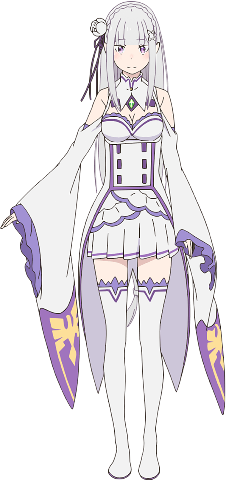 Check out this transparent Re Zero - Emilia PNG image