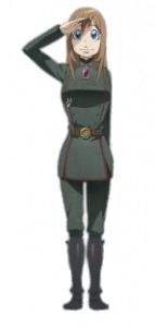 Saga of Tanya the Evil Visha Saluting
