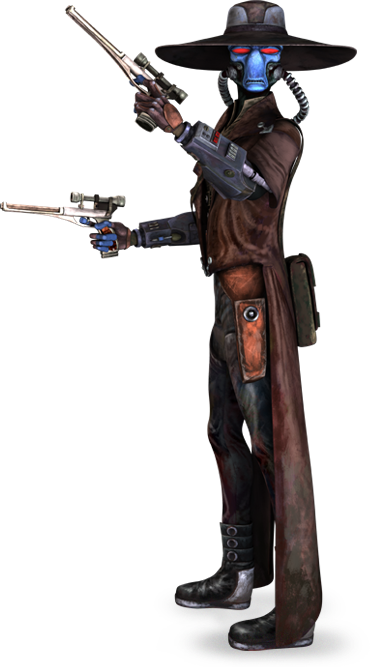 The Clone Wars – Cad Bane with Weapons