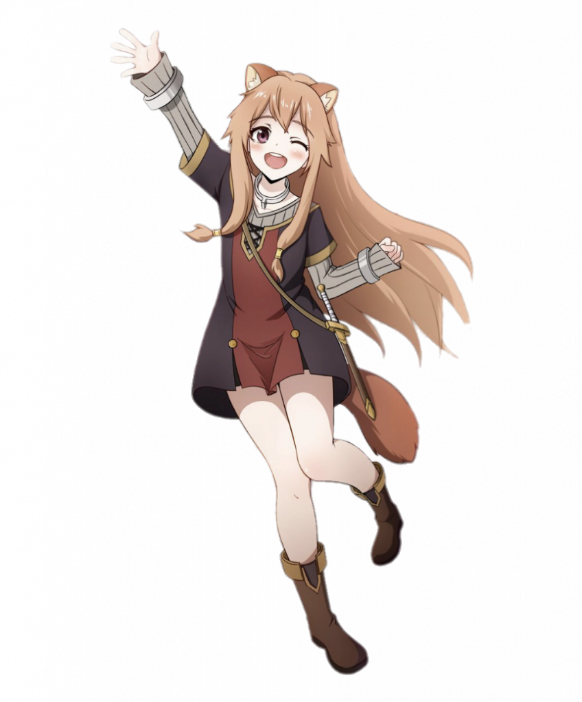 The Rising of the Shield Hero – Raphtalia happy – PNG Image
