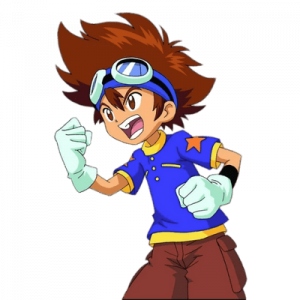Digimon Tai Kamiya Fist in the Air