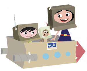 Earth to Luna Rocket Adventure