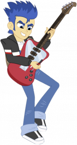 Equestria Girls Flash Sentry with Guitar