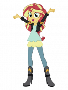 Equestria Girls Sunset Shimmer Happy