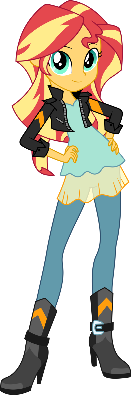 Equestria Girls Sunset Shimmer Posing