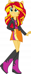 Equestria Girls Sunset Shimmer Smiling