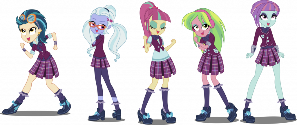 Check out this transparent Equestria Girls - The Shadowbolts PNG image