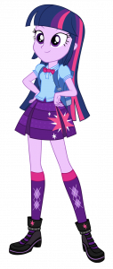 Equestria Girls Twilight Sparkle without Glasses