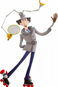 Inspector Gadget on Roller Skates