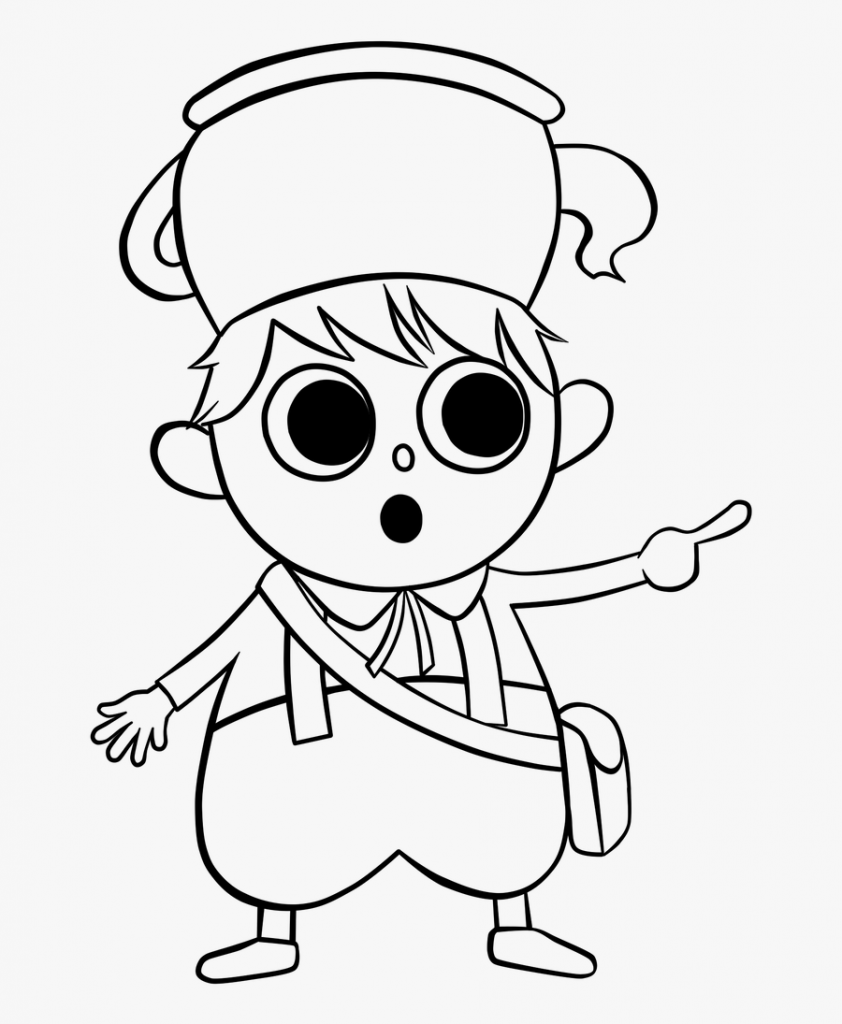 Over the Garden Wall Gregory Drawing