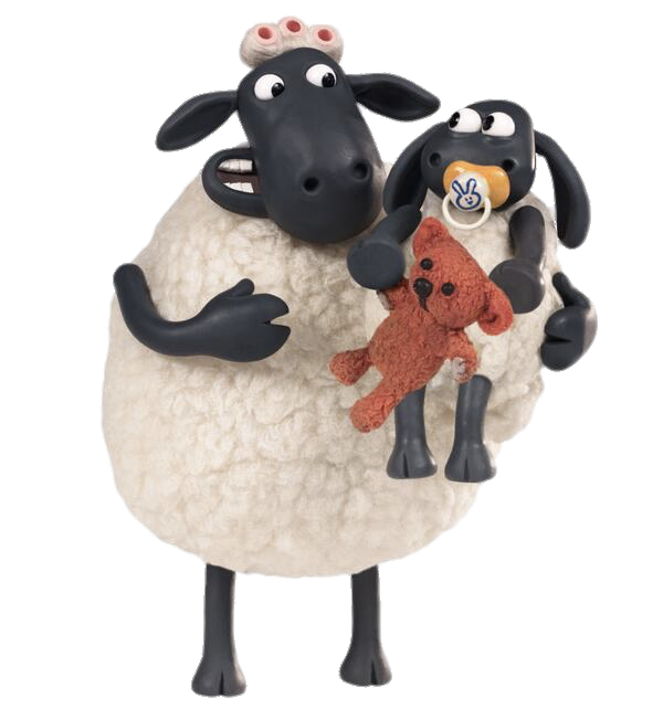 Check out this transparent Shaun the Sheep - Timmy with his Mum PNG image