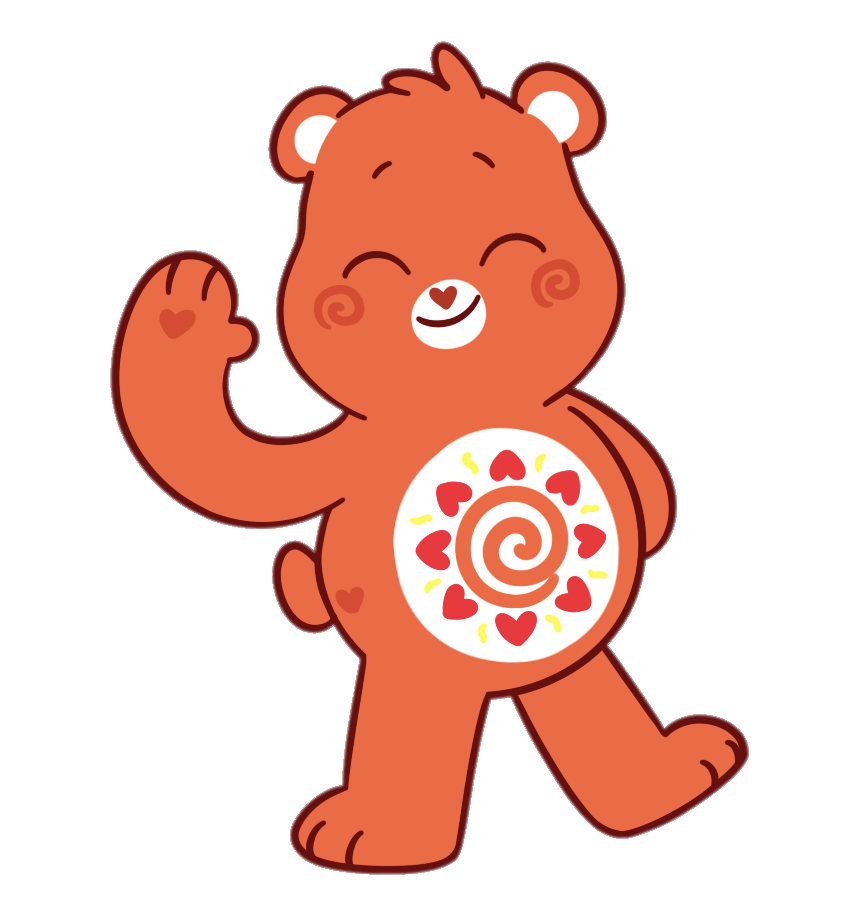 Care Bears – Amigo Bear waving