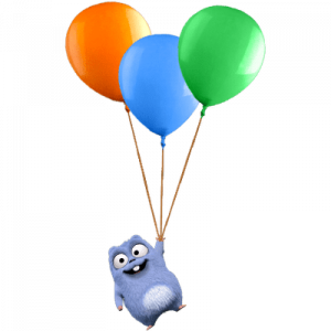 Grizzy and the Lemmings Balloon Flight