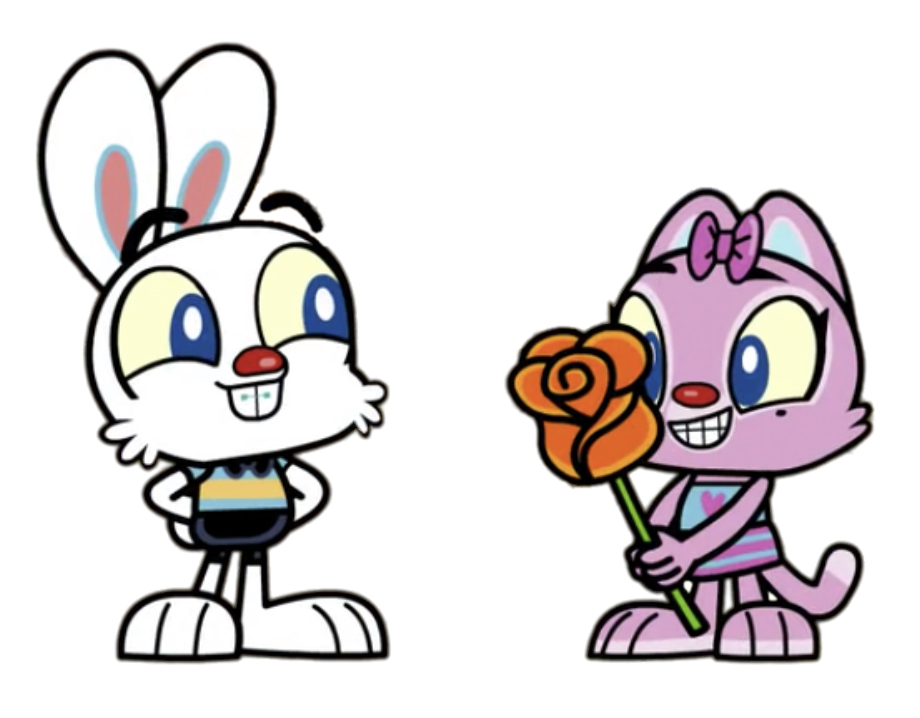 Check out this transparent Harry & Bunnie - Bunnie loves Katty PNG image