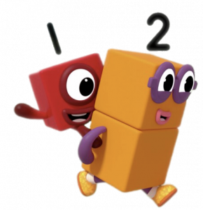 Numberblocks Numbers 1 and 2 Playing
